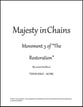 Majesty in Chains Unison choral sheet music cover